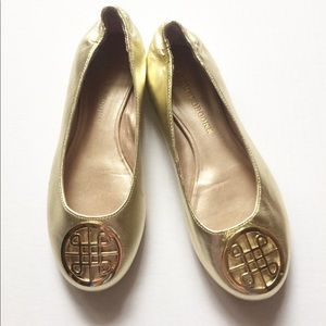 Audrey Brooke Gold Flats